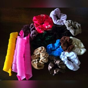 Scrunchies and curlers